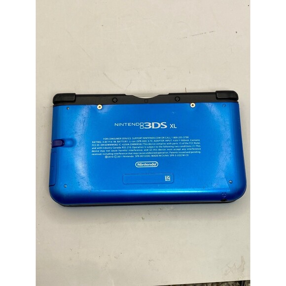 Nintendo 3DS XL Handheld Game Console SPR-001 Blue/Black US Model + Charger - Picture 3 of 5